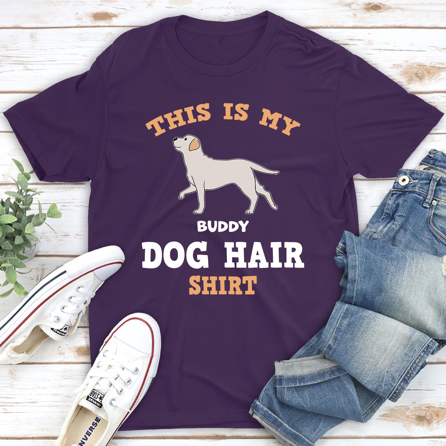 Personalized Custom Unisex Dog Hair Shirt - Ideal Gift for Pet Lovers