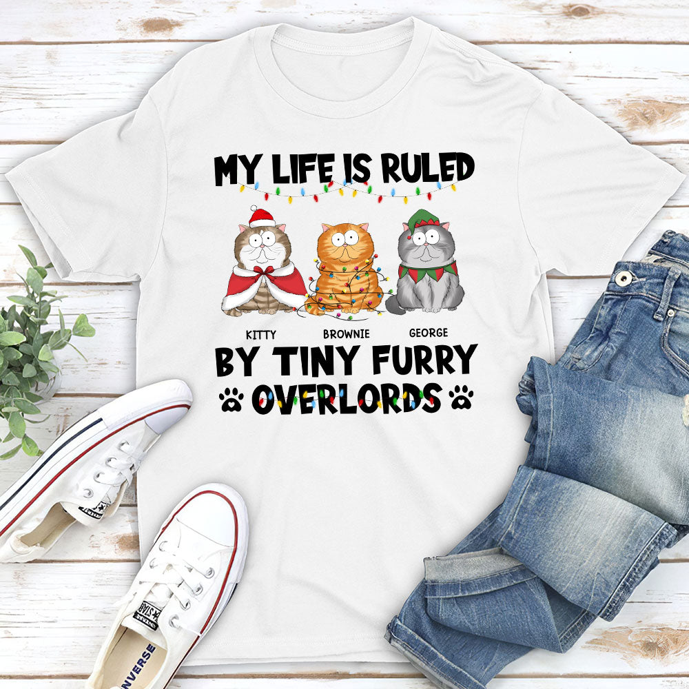 Adorable Personalized Custom Unisex T-shirt for Pet Lovers - Cute Overlords