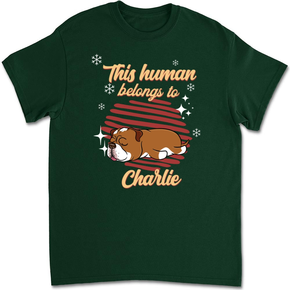 Personalized Custom Unisex 'Belongs To Me' T-shirt - Ideal Gift for Pet Lovers