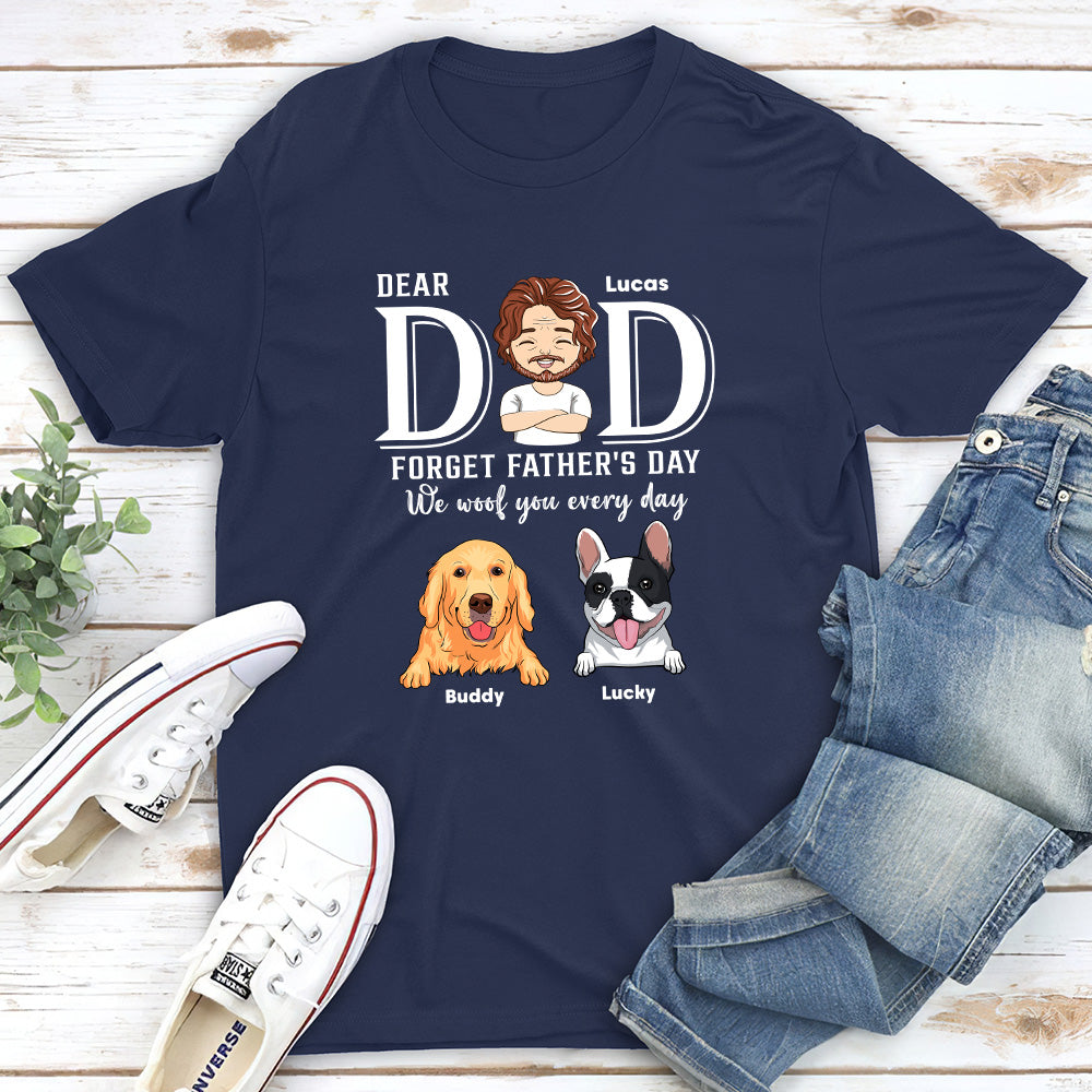 Father's Day Personalized Custom Unisex Pet Lover T-shirt