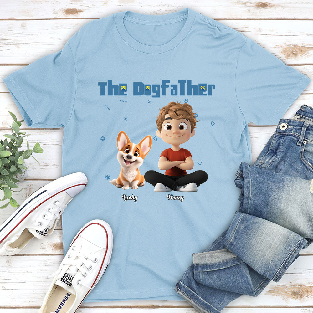 The Dogfather: Personalized Unisex Custom T-Shirt for Pet Lovers