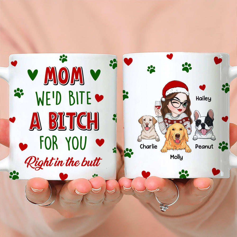 Personalized Custom 'I'd Bite A Bitch For You' Coffee Mug - Ideal Gift for Loved Ones