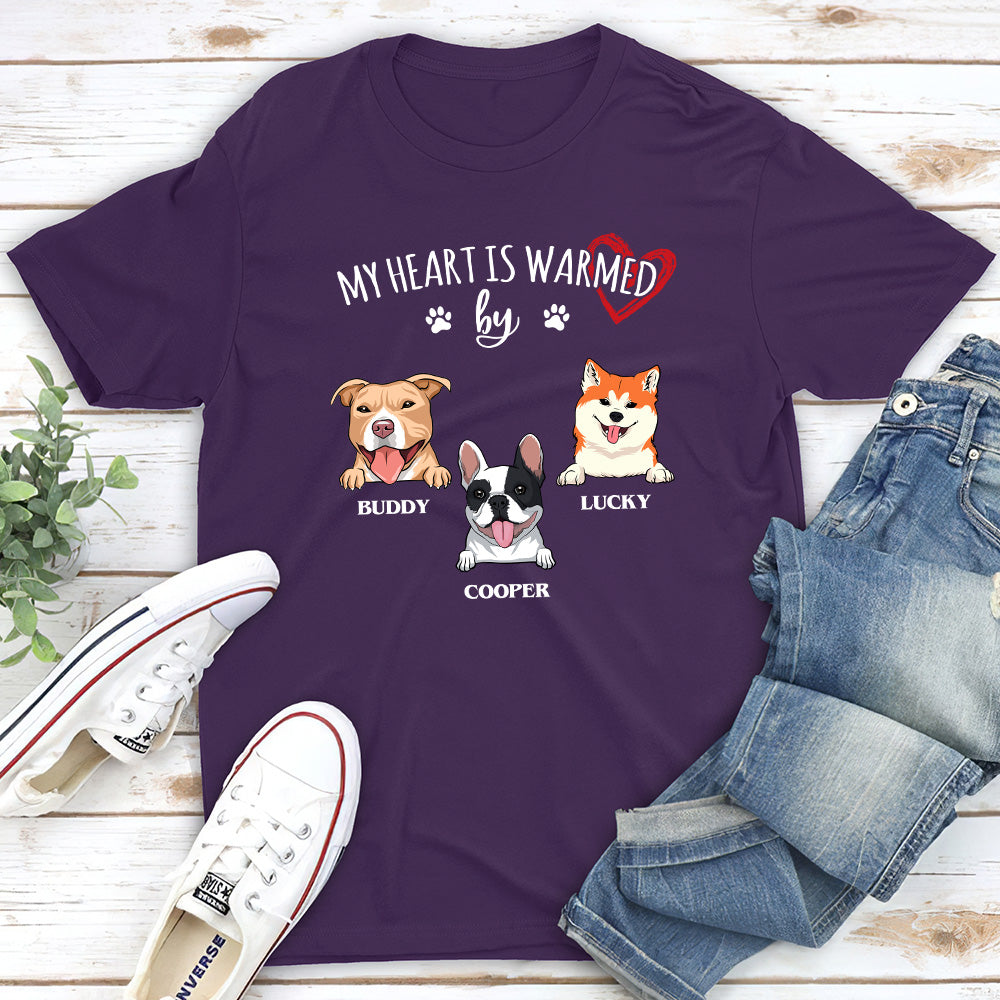 Heart - warming Personalized Unisex Pet Lover T - shirt