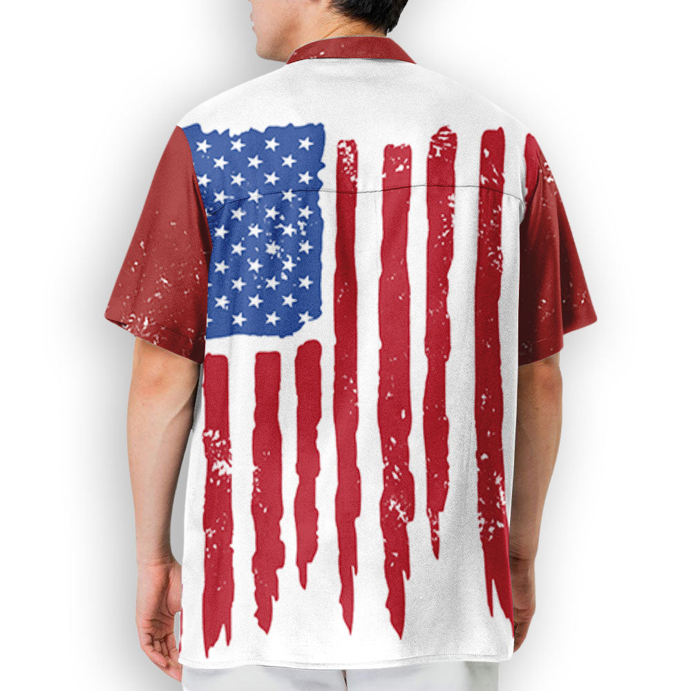 Personalized American Best Dog Dad Hawaiian Shirt - Ideal Gift for Pet Lovers