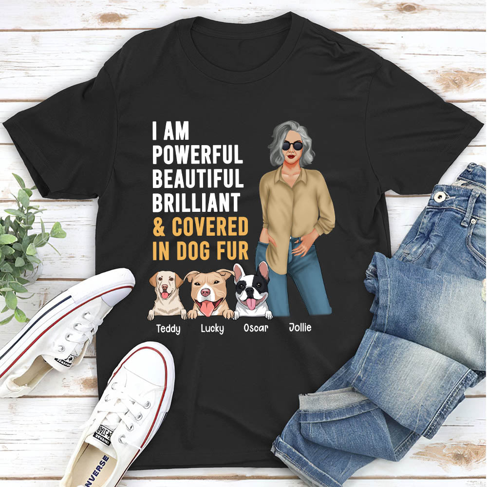 Personalized Custom Unisex Dog Fur-Inspired T-shirt: Ideal Gift for Pet Lovers