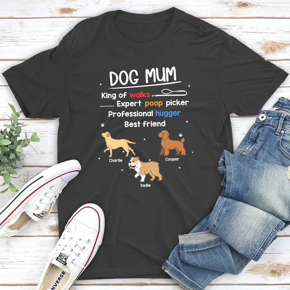 Personalized Custom Unisex Dog Dad T-shirt - Ideal Gift for Pet Lovers