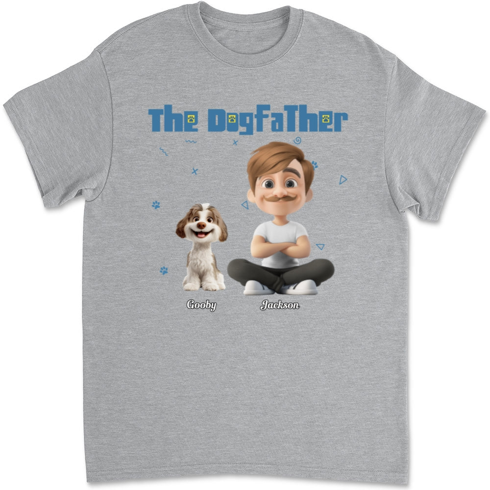 The Dogfather: Personalized Unisex Custom T-Shirt for Pet Lovers