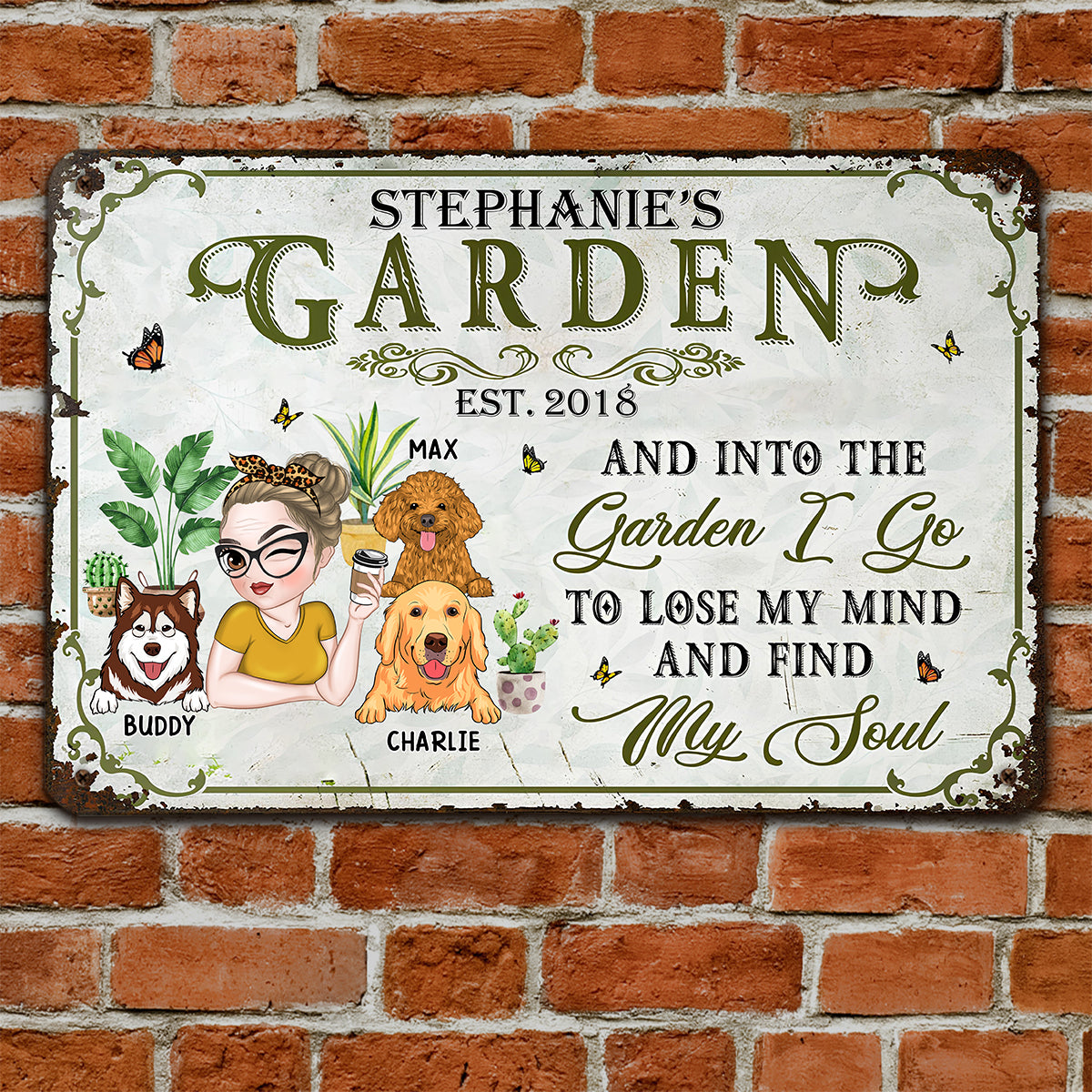 Find My Soul - Exquisite Personalized Custom Metal Sign for Memorable Moments