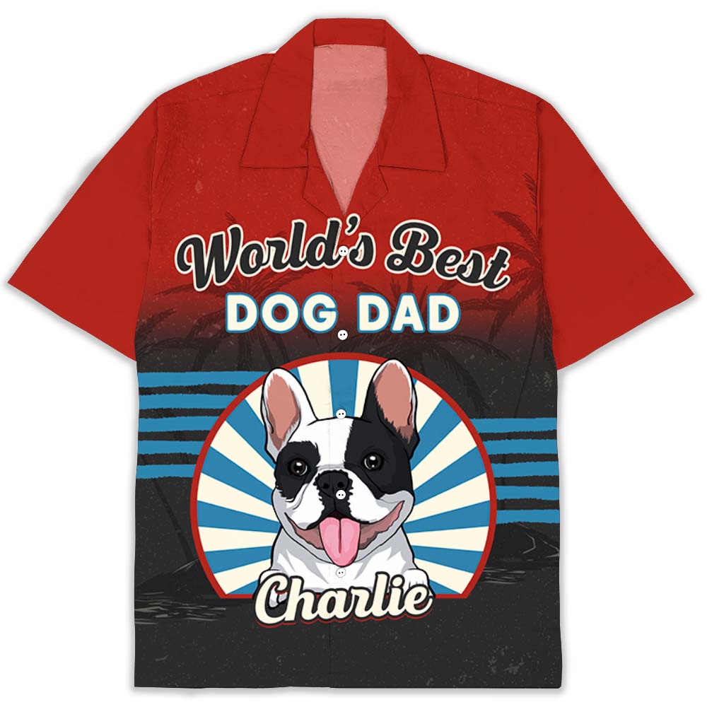 Top - Rated Personalized Retro Hawaiian Shirt for Dog Dads