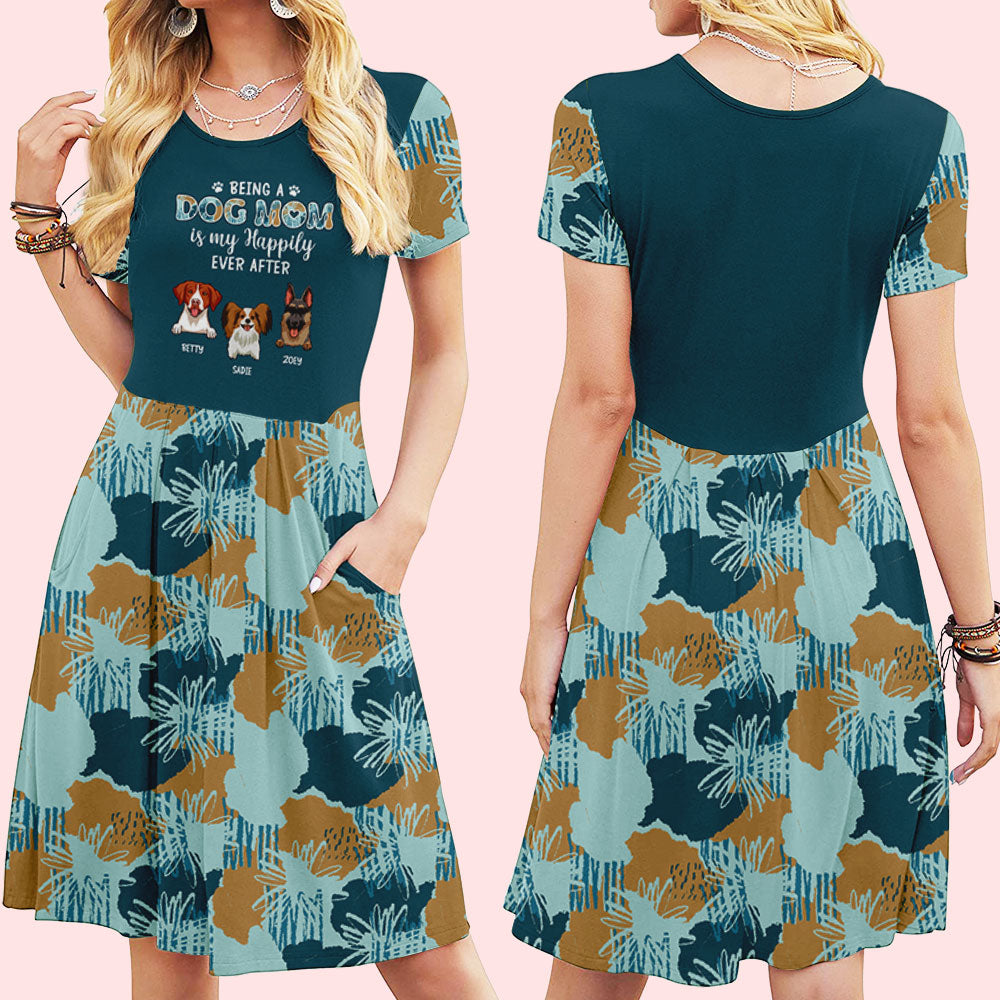 Personalized My Happily Ever After Casual Dress for Dog Moms