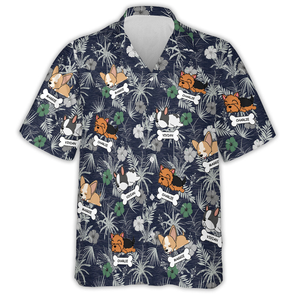 Hibiscus Palm - Customizable Personalized Hawaiian Shirt for Pet Lovers