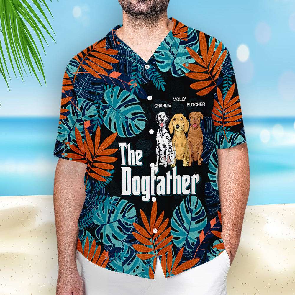 The Hawaii Dog Father - Exclusive Personalized Hawaiian Shirt for Pet Lovers