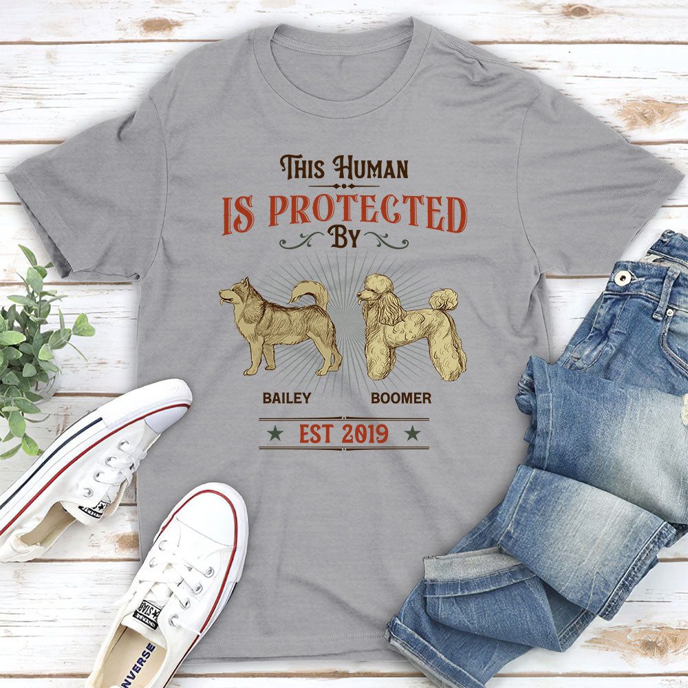 This Human Vintage - Customizable Unisex Personalized T-shirt for Pet Lovers
