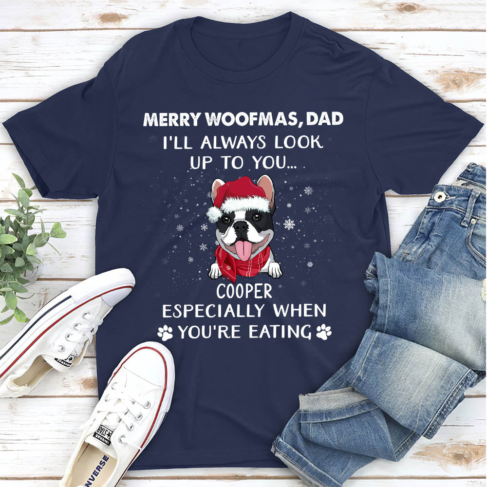 Personalized Christmas Unisex T-shirt - A Perfect Gift for Pet Lovers