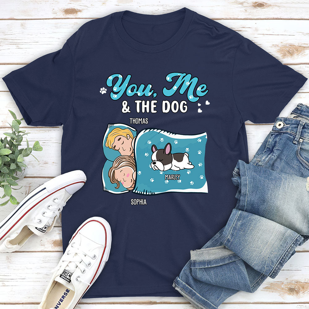 Personalized 'You, Me, and the Dogs' Unisex Sleepshirt - Ideal Gift for Pet Lovers