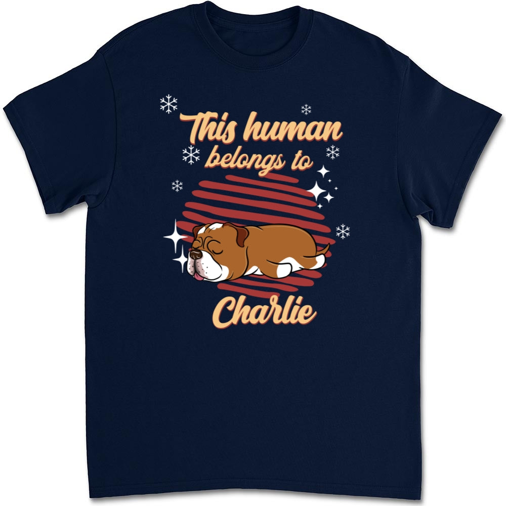 Personalized Custom Unisex 'Belongs To Me' T-shirt - Ideal Gift for Pet Lovers