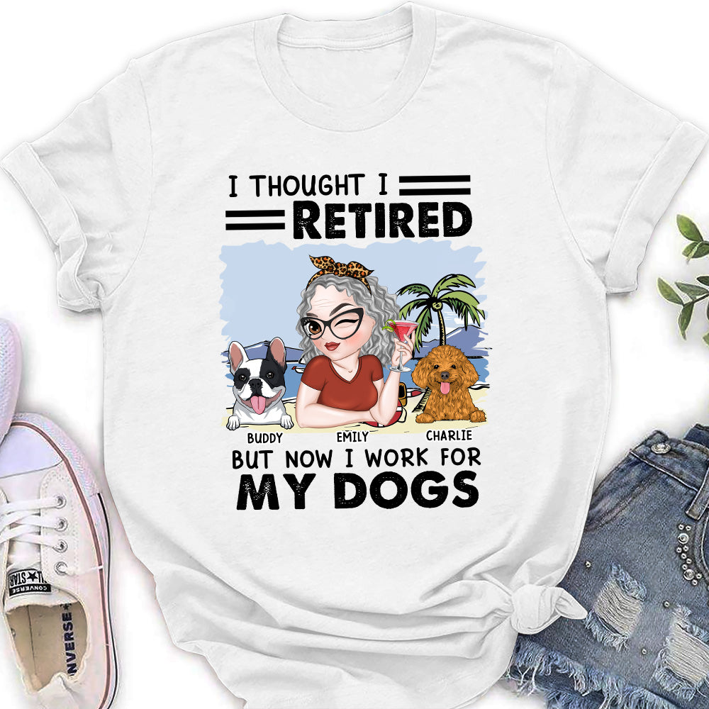 Customizable Personalized Women's T-Shirt for Dog Lovers