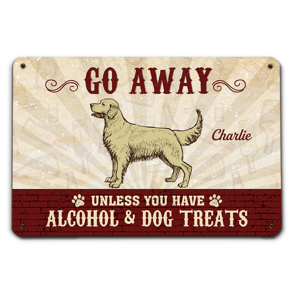 Personalized Custom Metal Sign - A Must - Have for Dog Lovers