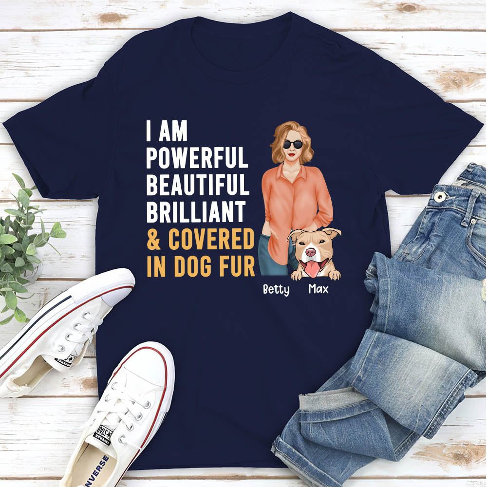 Personalized Custom Unisex Dog Fur-Inspired T-shirt: Ideal Gift for Pet Lovers