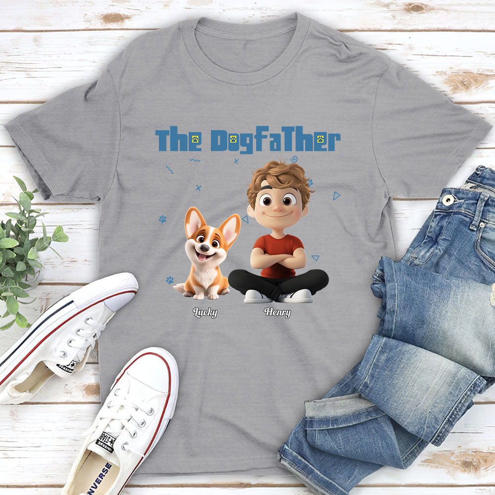 The Dogfather: Personalized Unisex Custom T-Shirt for Pet Lovers