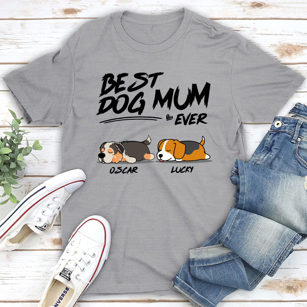 Personalized Custom Unisex 'My Best Dog Dad' T-shirt - Ideal Gift for Pet Lovers