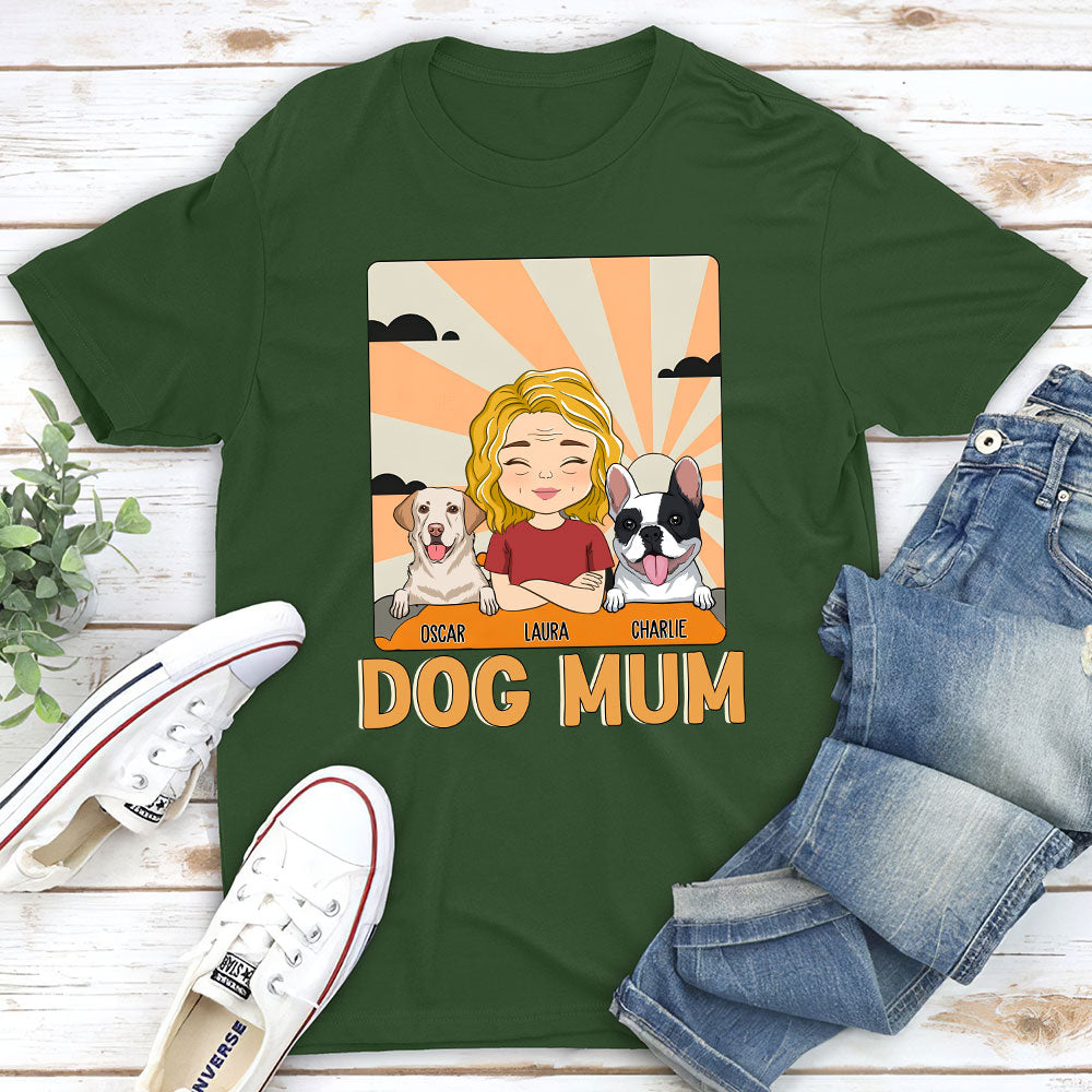 Personalized Custom Unisex 'I Luv U Mom' T-shirt - Ideal Gift for Pet Lovers