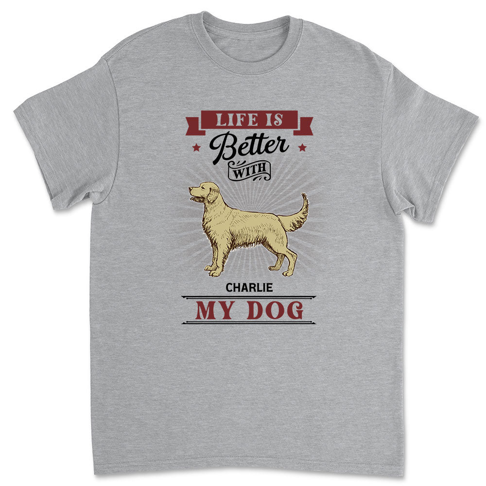 Personalized Custom Unisex Dog Lover T-shirt: A Perfect Gift for Dog Owners