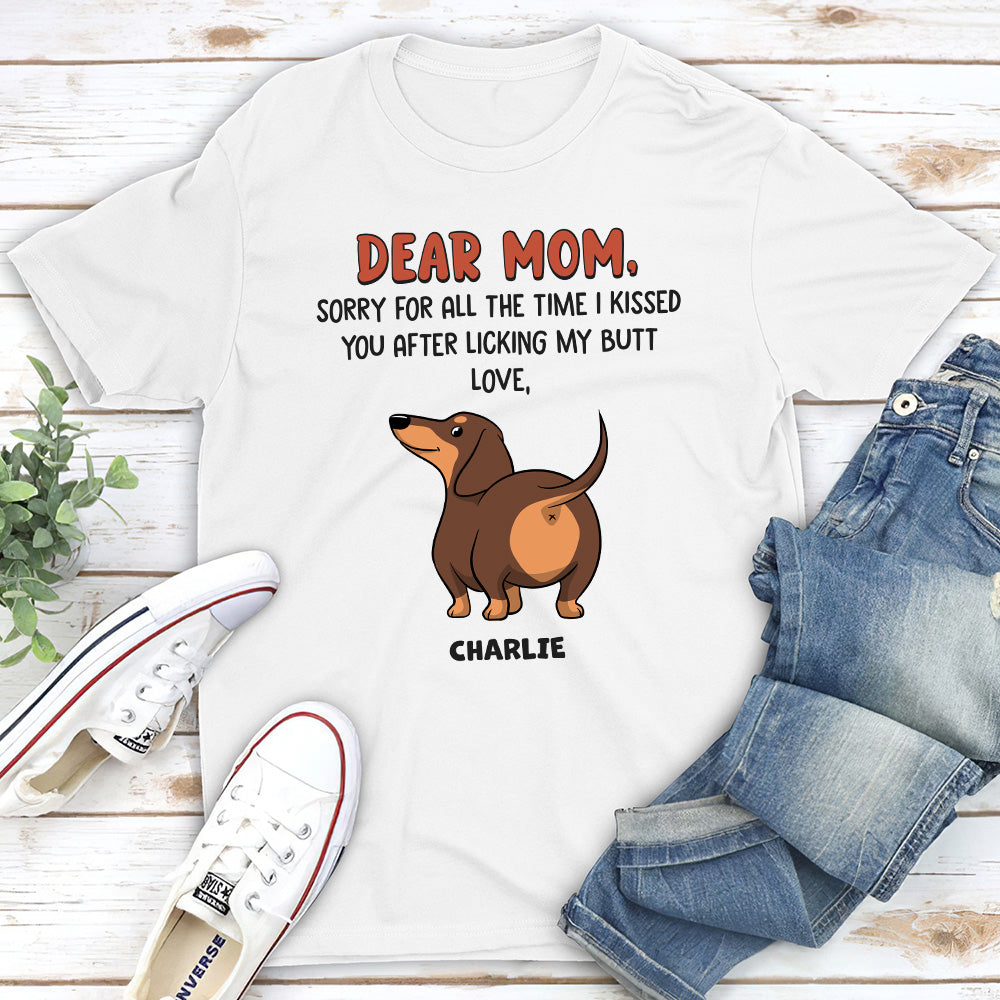 Sorry For All - Customizable Unisex Personalized T - shirt for Pet Lovers