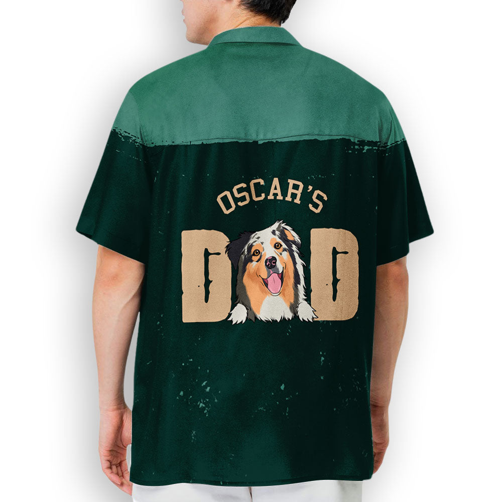 Customizable Dog Dad Hawaiian Shirt - Personalized for Pet Lovers