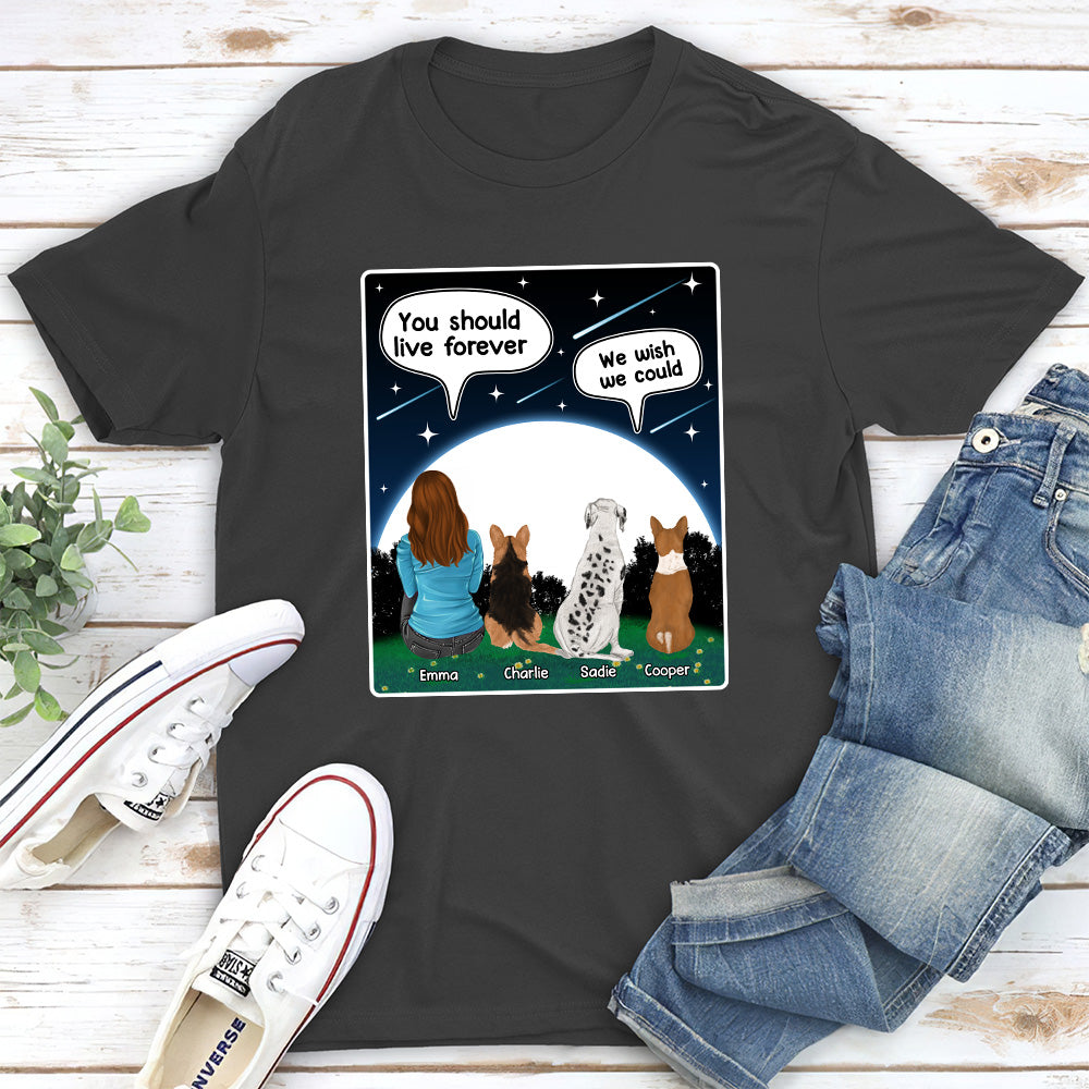 I Wish - Customizable Unisex Personalized Pet Lover T-shirt