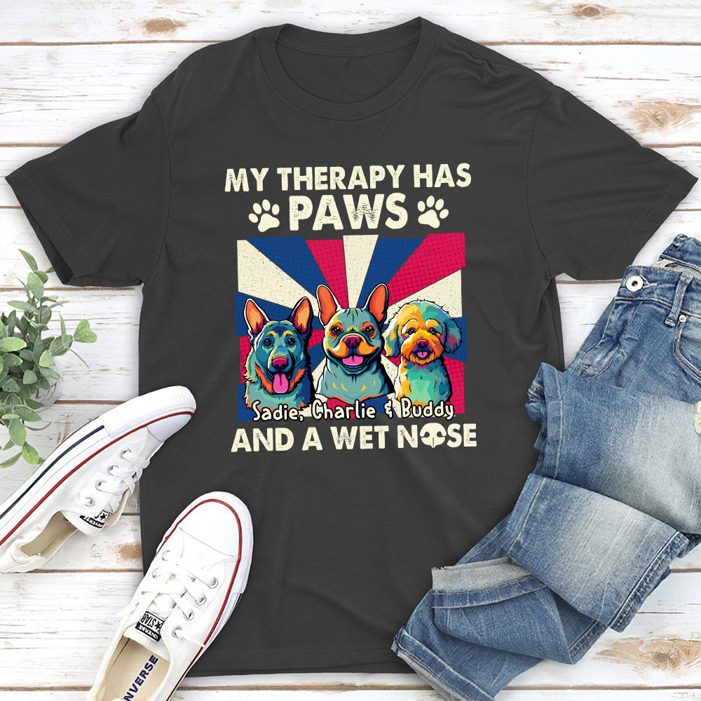 Pop Art Therapy: Personalized Unisex Pet Lover T - shirt