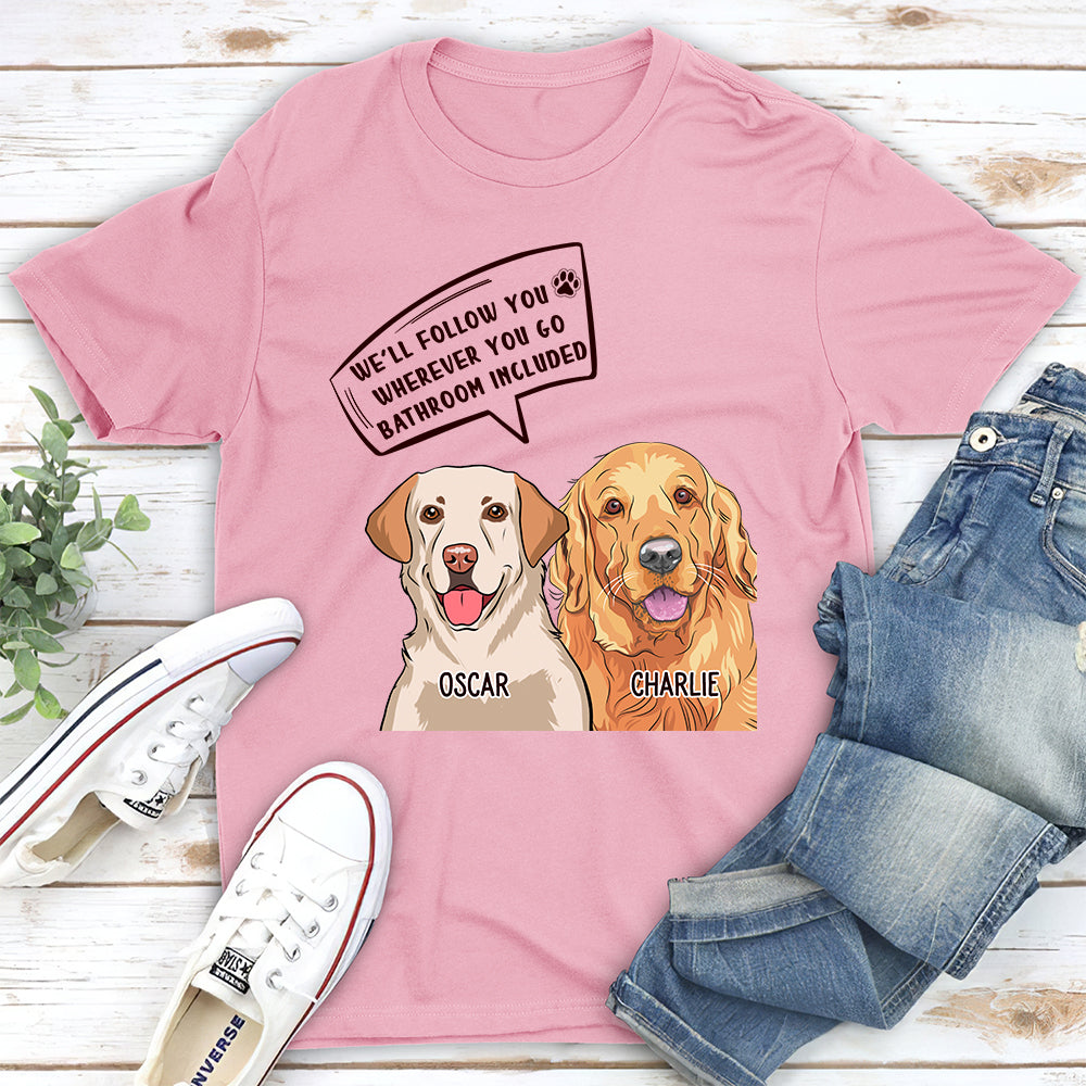 Dog Stalker - Customizable Unisex Personalized Pet Lover T-shirt