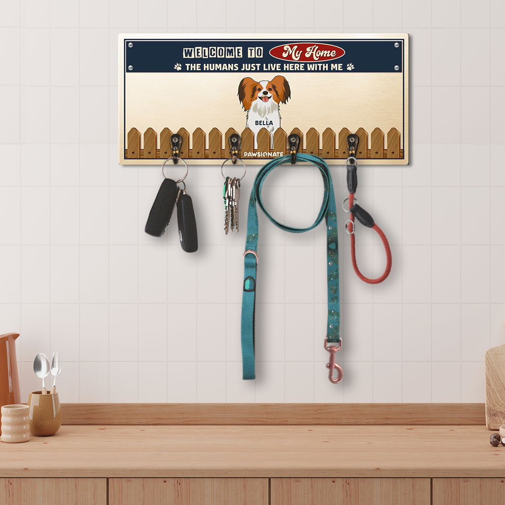 Personalized Custom Wooden Key Holder - Ideal Gift for Pet Lovers' Homes