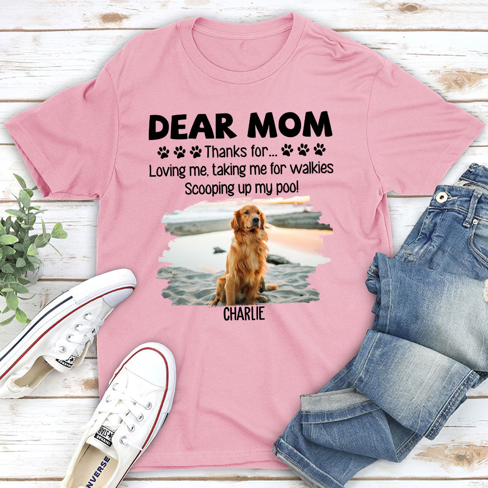Personalized 'Thanks For Scooping Up' Unisex T-shirt - Ideal Gift for Pet Lovers