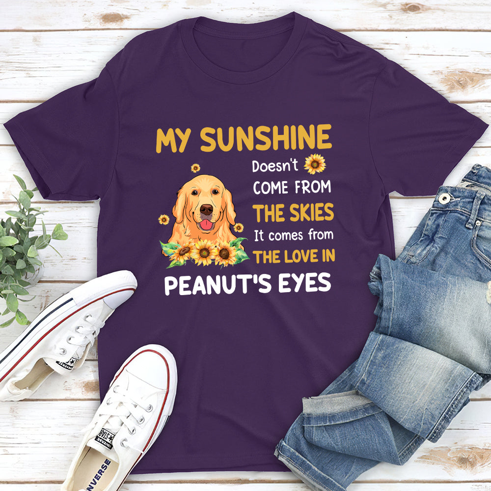 Customizable My Dog Eyes Unisex T-shirt - Ideal Gift for Pet Lovers