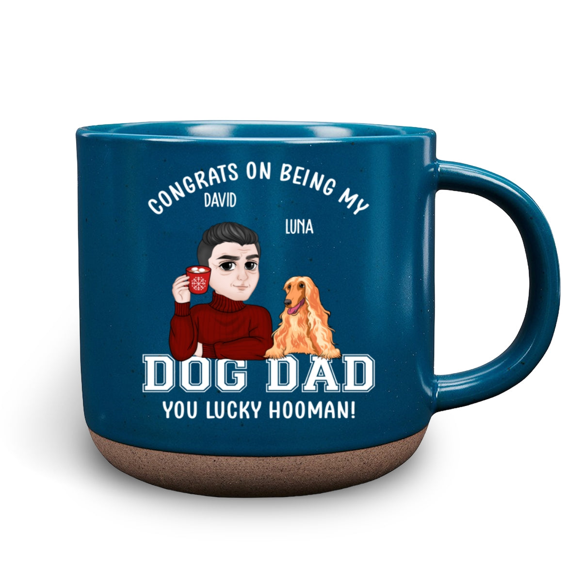 You Lucky Hooman - Exquisite Personalized Custom Ceramic Mug