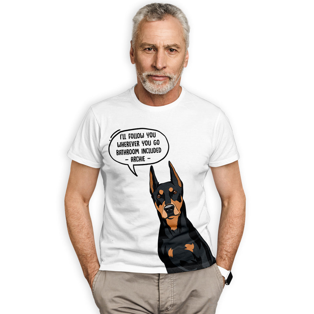 Personalized 'I'll Follow You' All-over-print Comfort T-shirt