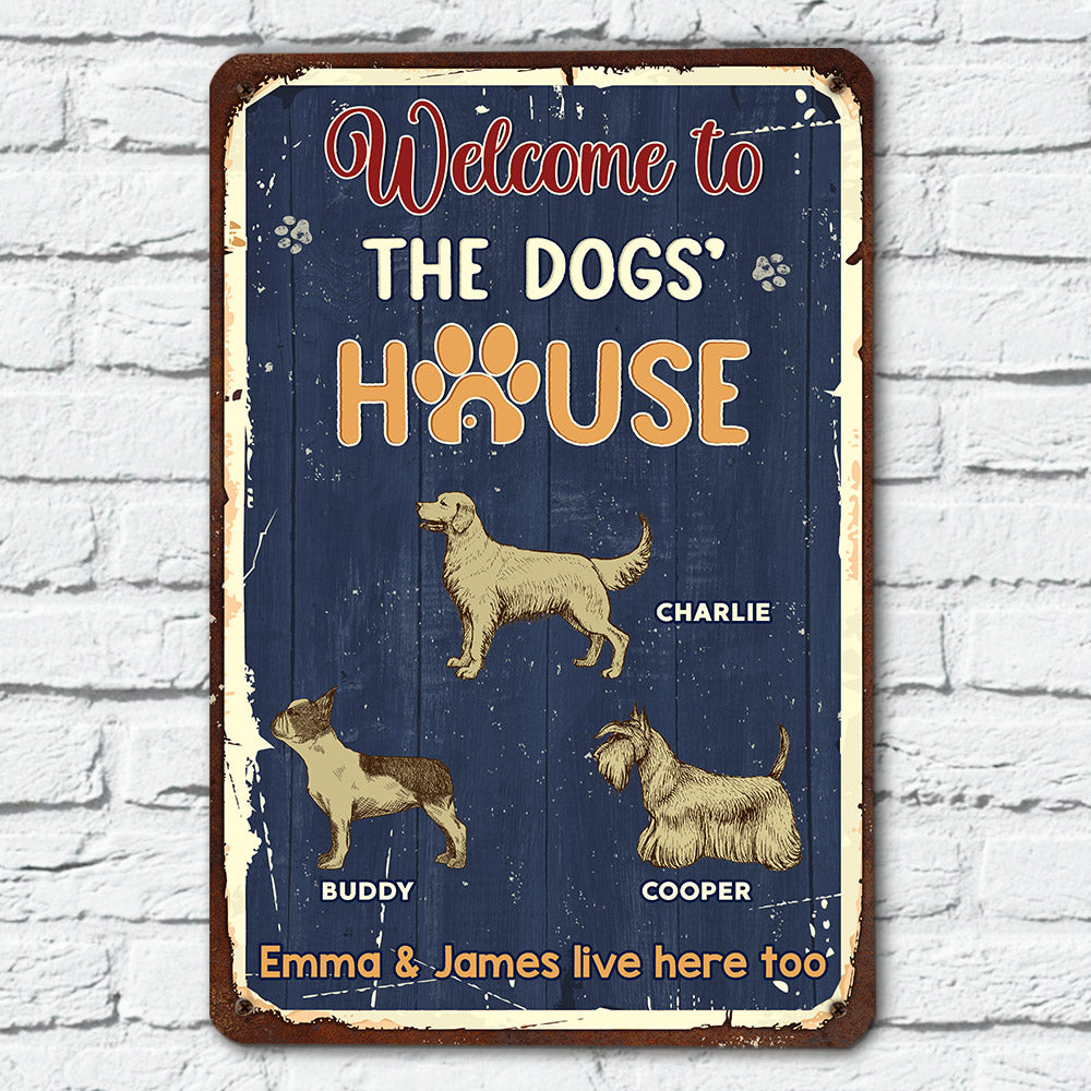 Personalized Custom Metal Sign: A Perfect Home Decor for Dog Lovers