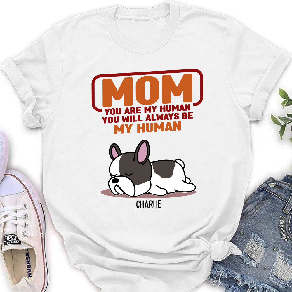 Always Human - Customizable Personalized Women's Pet Lover T-shirt