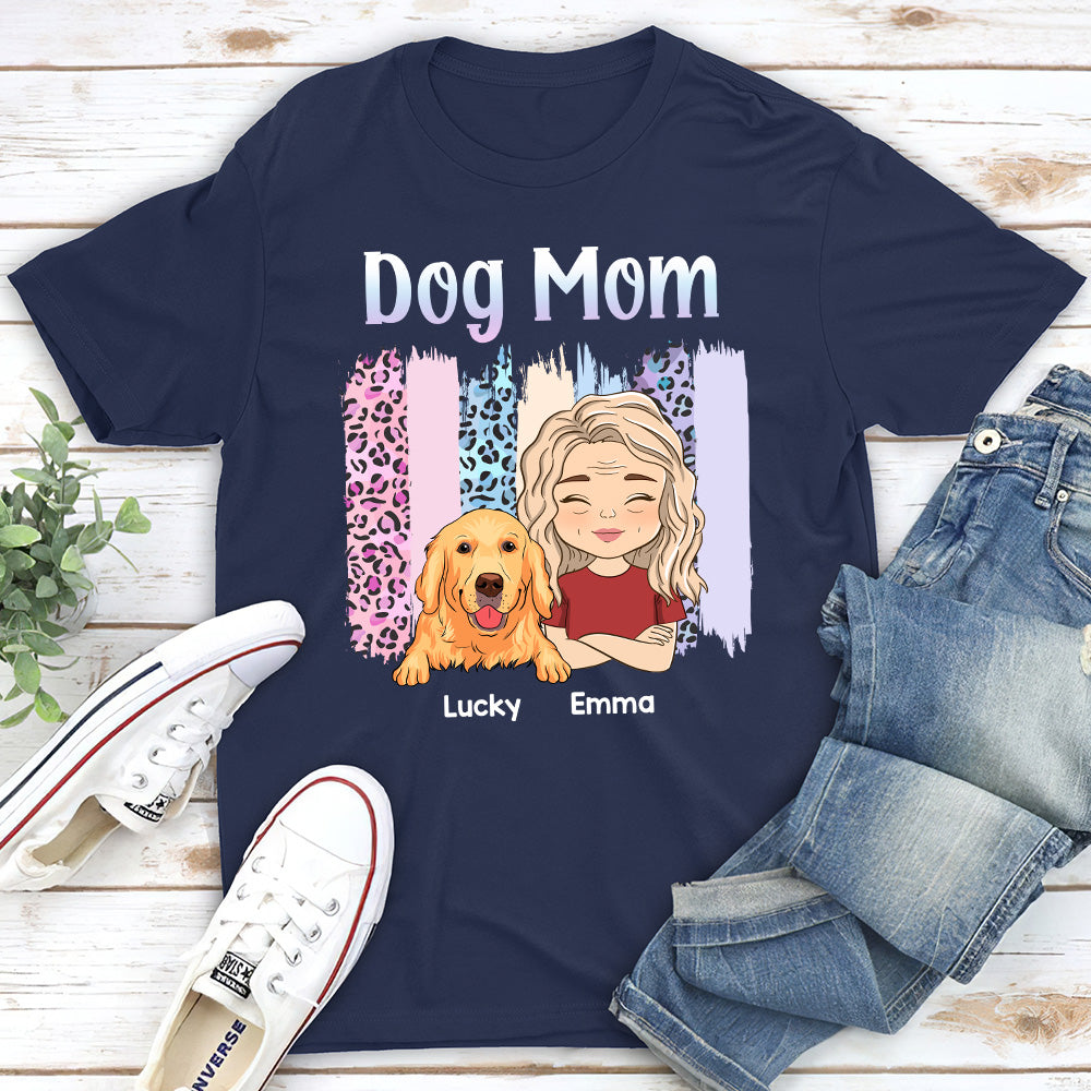Customizable Unisex Dog Mom T-shirt - Personalized Gift for Pet Lovers