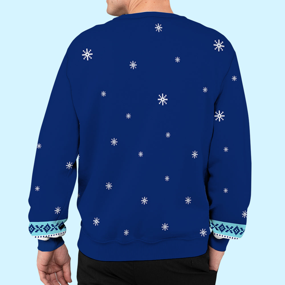 Dear Dad Mom Xoxo - Customizable All-Over Print Sweatshirt for Pet Lovers