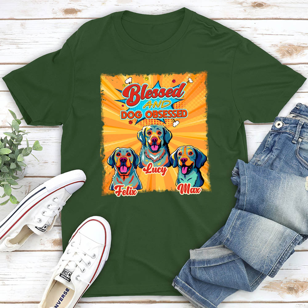 Dog Obsessed - Customizable Unisex Personalized T - shirt for Pet Lovers