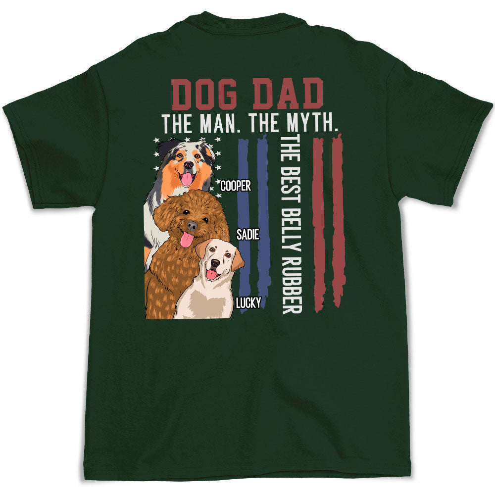Top-Rated Personalized Unisex Belly Rubber T-shirt for Pet Lovers