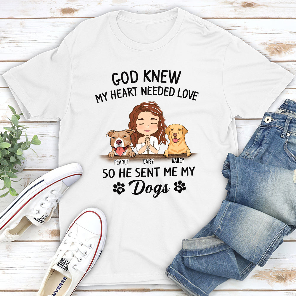 God Knew - Customizable Unisex Personalized T-shirt for Pet Lovers
