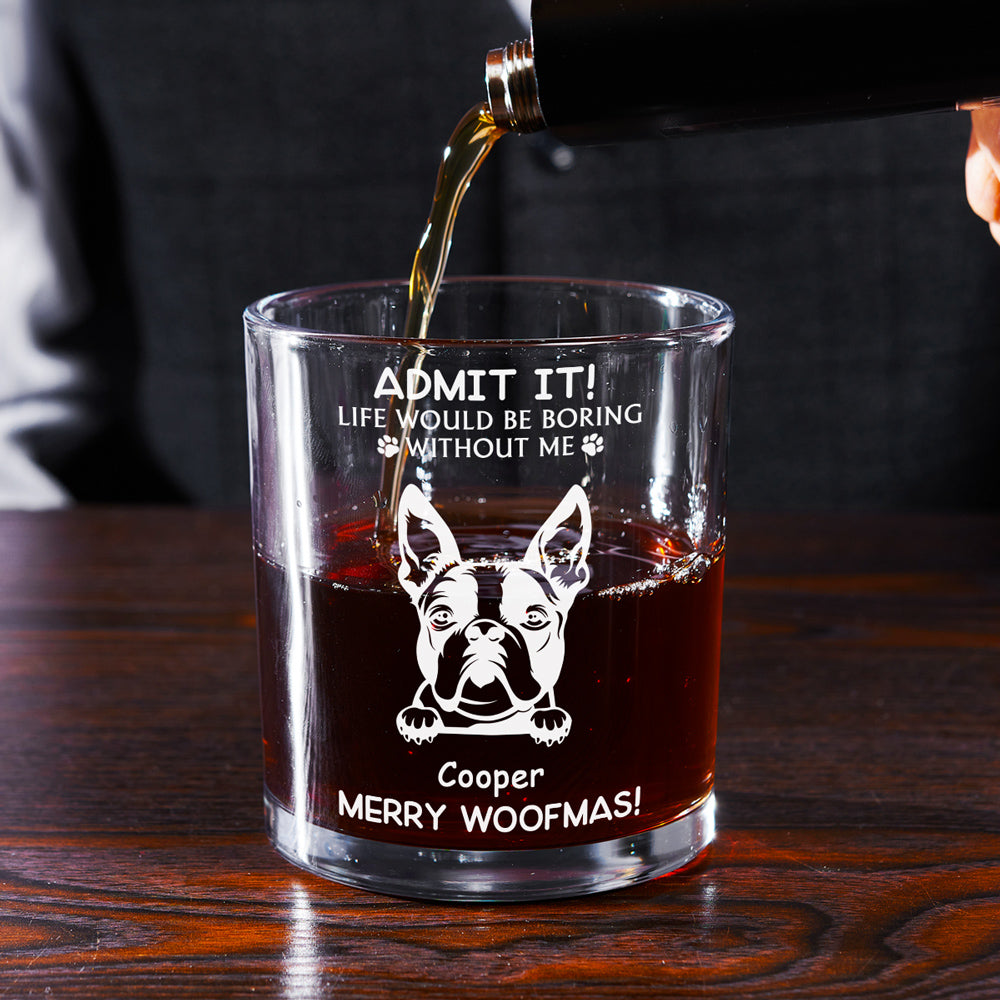 Admit It - Exquisite Personalized Custom Whiskey Glass for Special Occasions