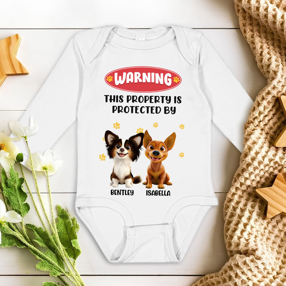 Personalized Custom Long Sleeve Baby Onesie: A Cherished Keepsake