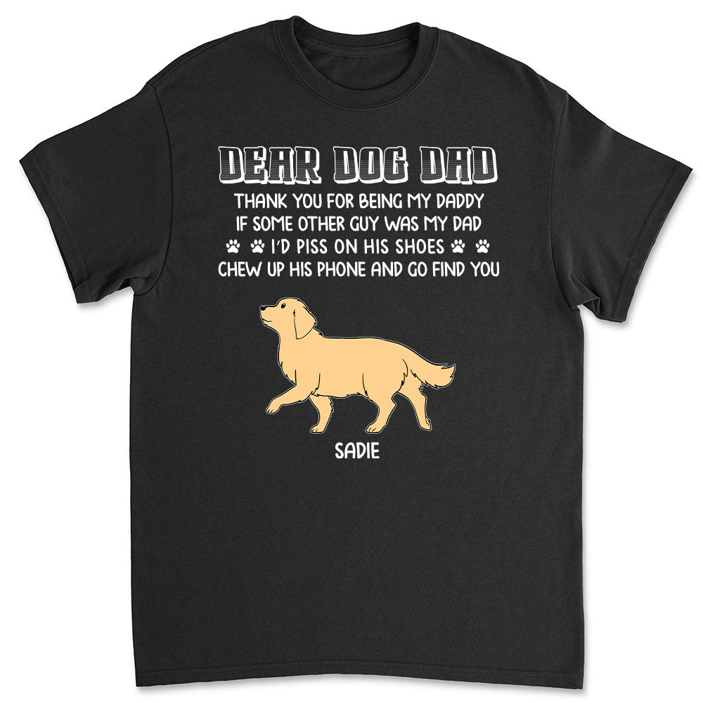 Personalized Unisex 'My One And Only Daddy' T-shirt - Ideal Gift for Pet Lovers