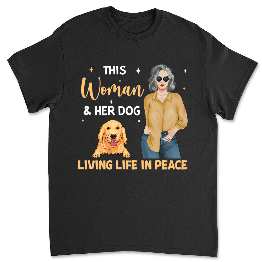 Peaceful Life - Personalized Custom Unisex Pet Lover T-shirt