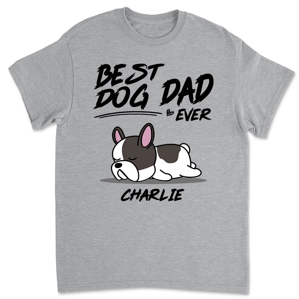 Personalized Custom Unisex 'My Best Dog Dad' T-shirt - Ideal Gift for Pet Lovers