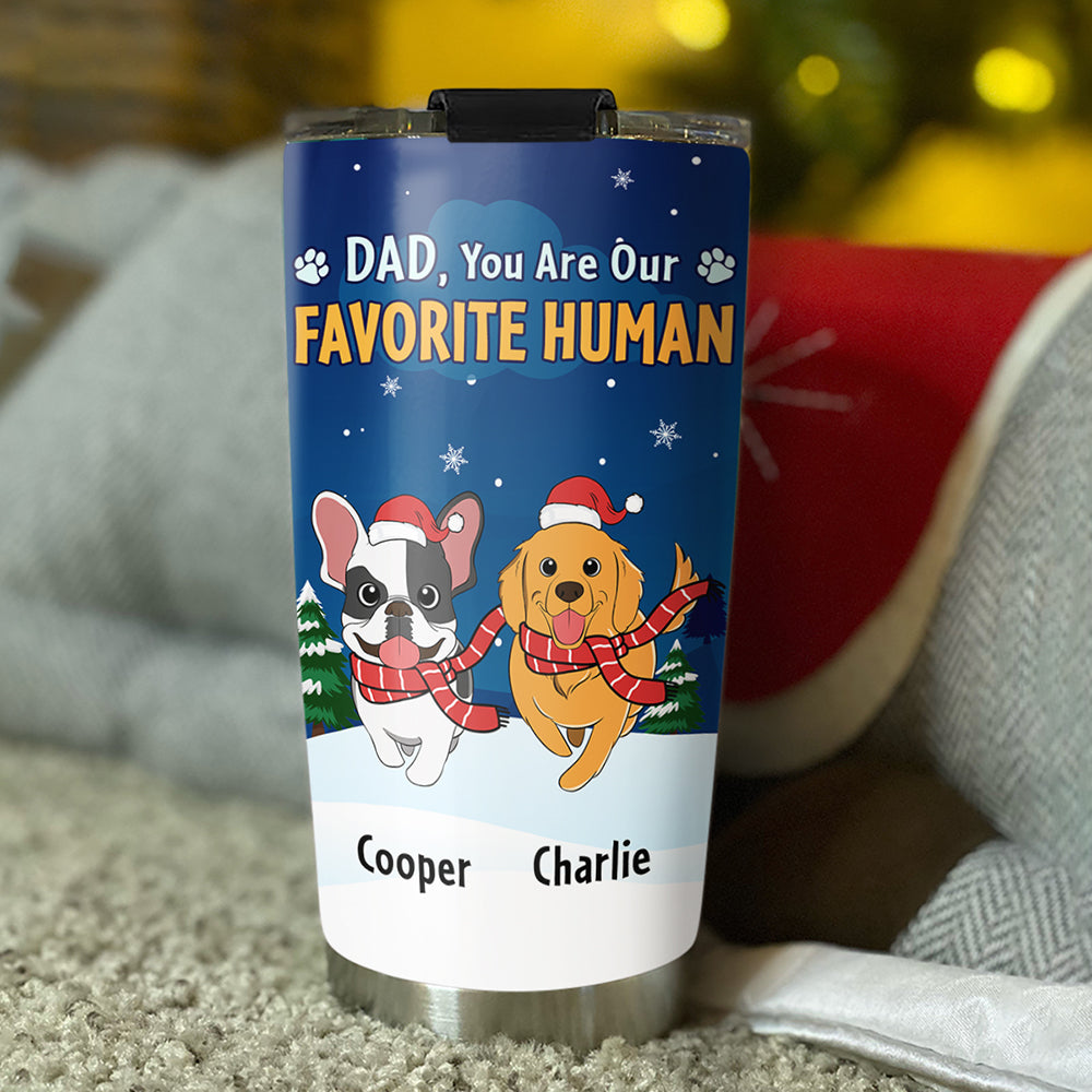 Personalized My Favorite Human Tumbler - Unique Custom Design
